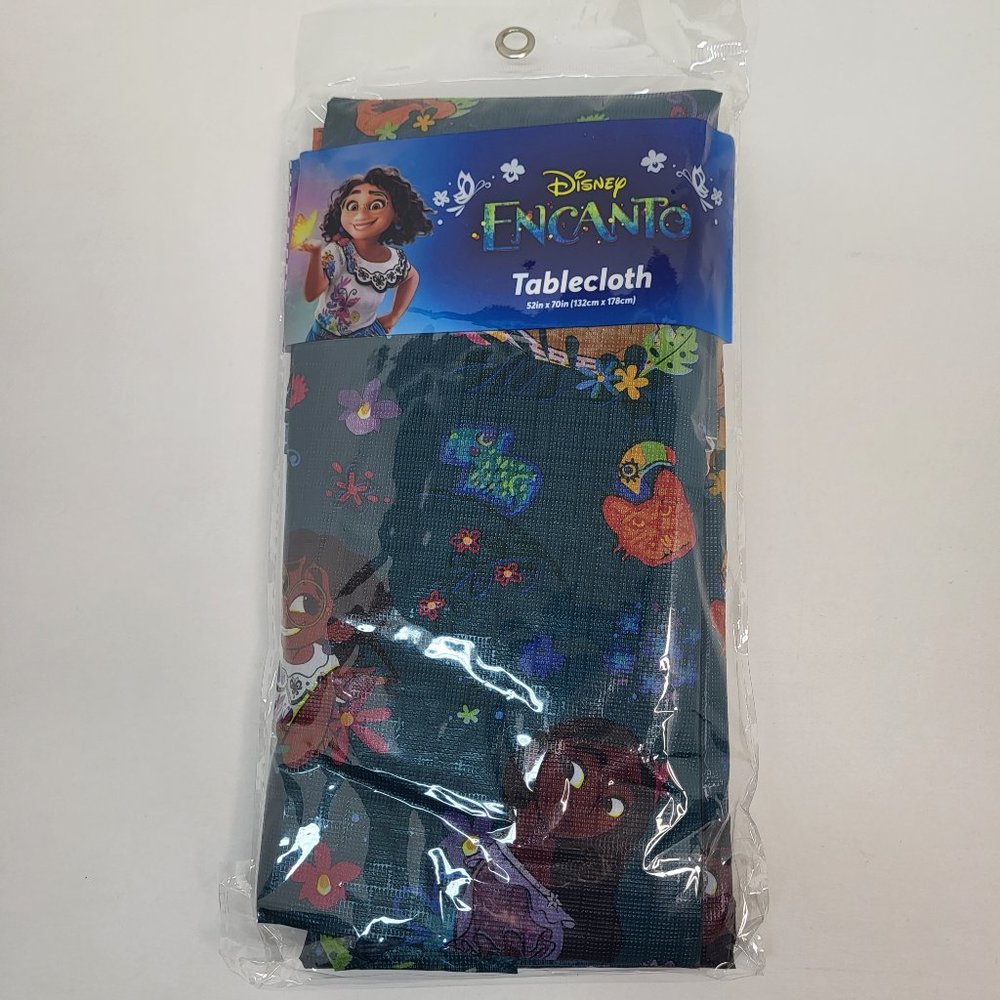 New Disney Encanto Tablecloth 52in‎ x 70in Mirabel Flowers Table Cover Party